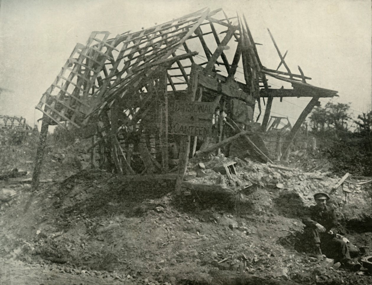 Vesnice na západní frontě, 1919. od Unbekannt