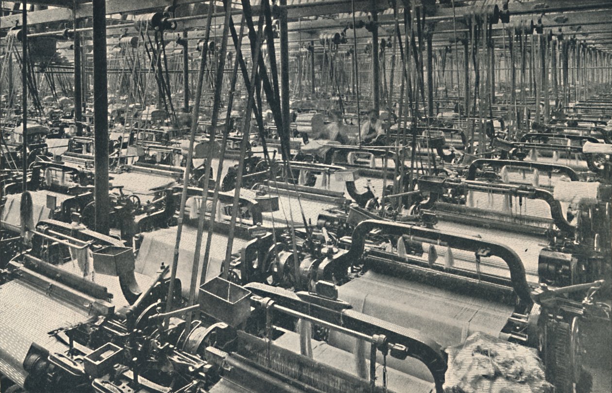 Tkalcovna, c1917 od Unbekannt