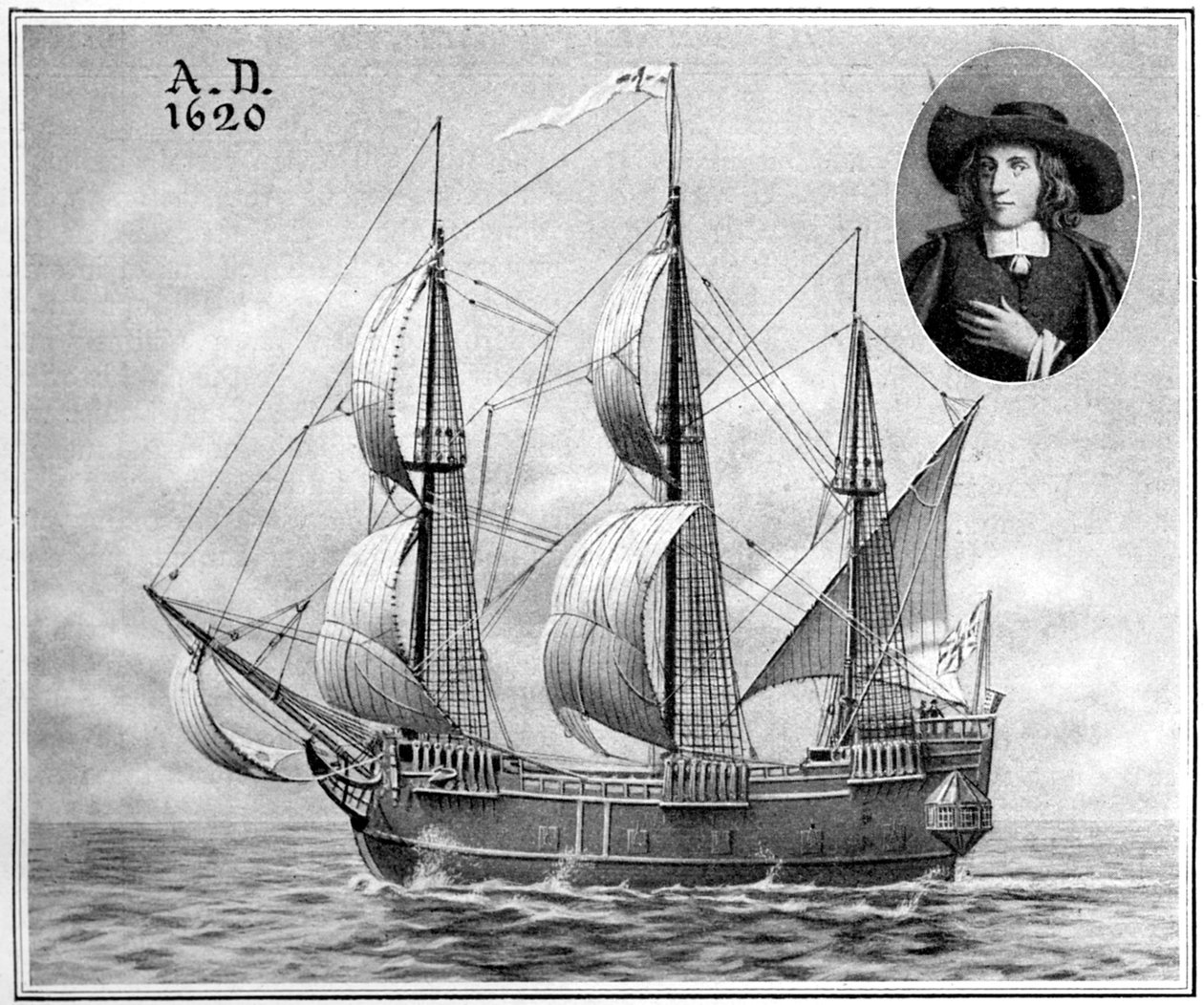 Reprezentace Mayflower, 1922 od Unbekannt