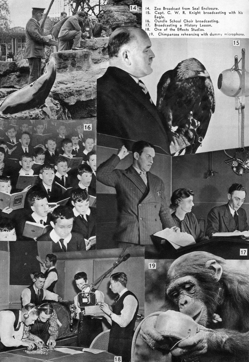 Návštěva BBC, 1937 od Unbekannt