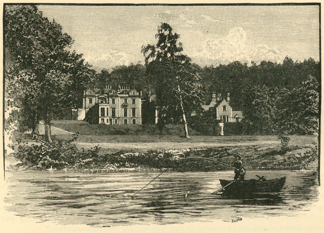 Abbotsford, od řeky, 1898. od Unbekannt