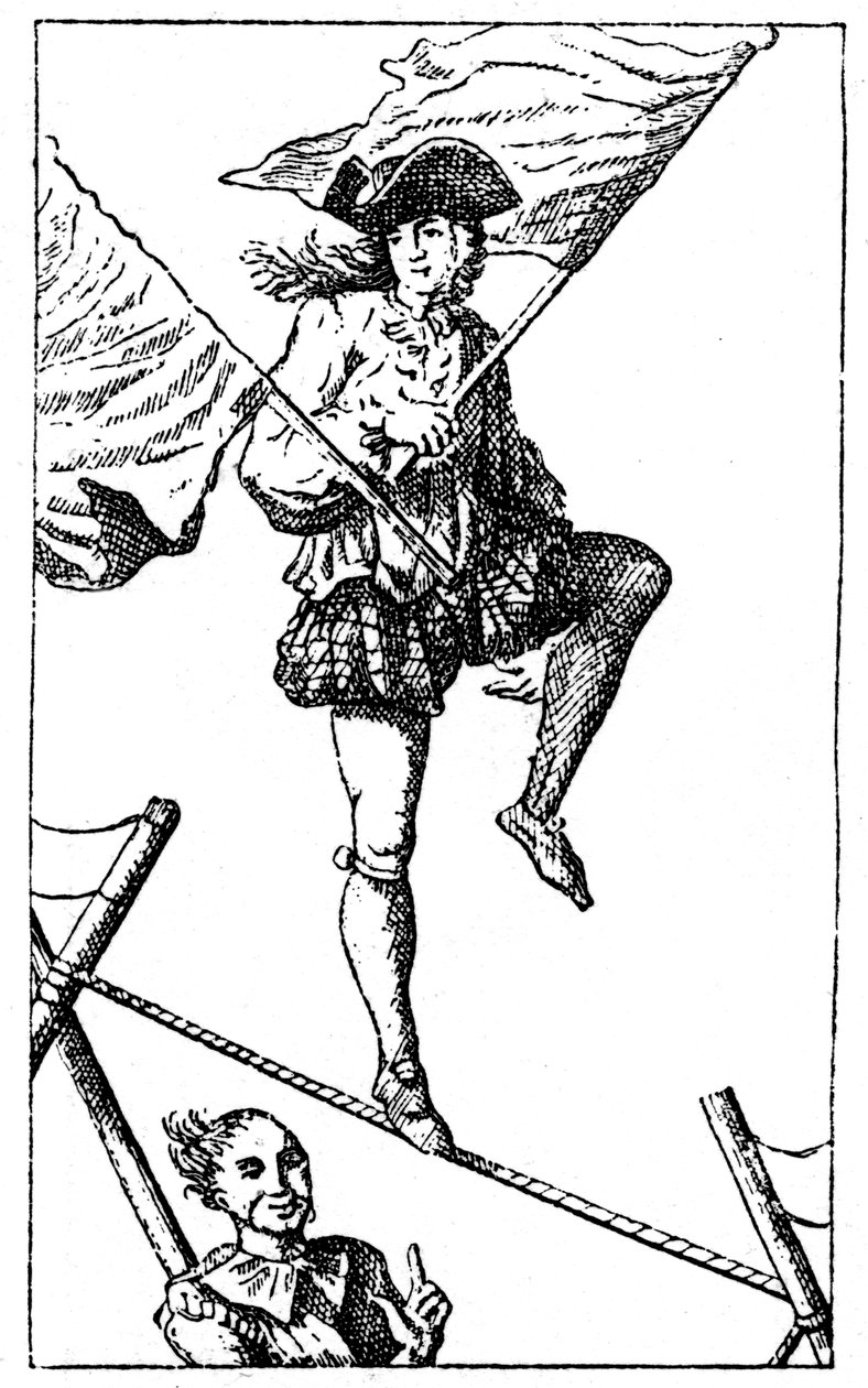 Cvičení akrobatů, 1885 od Unbekannt