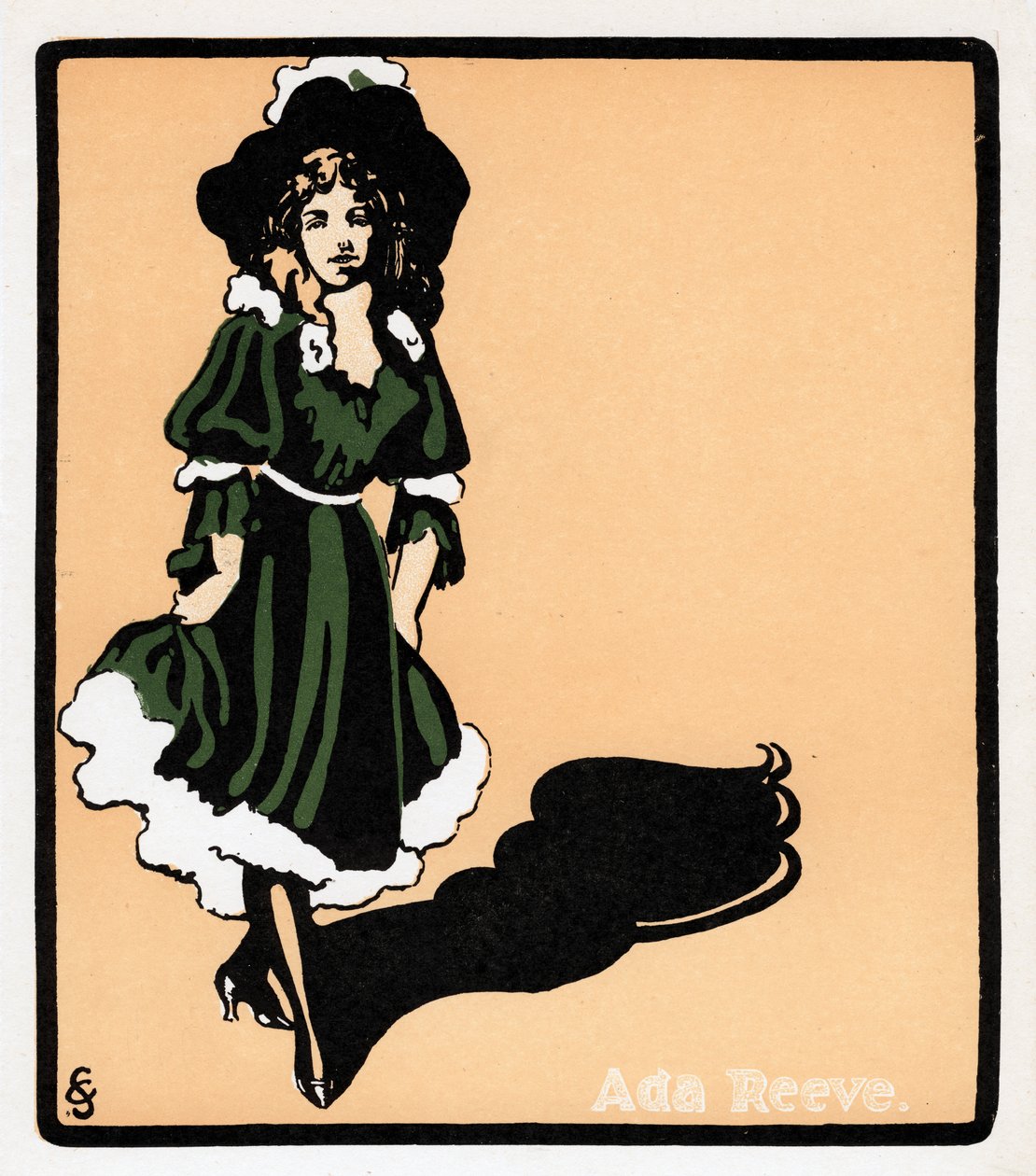 Ada Reeve 1874-1966, anglická herečka, konec 19. století od Unbekannt
