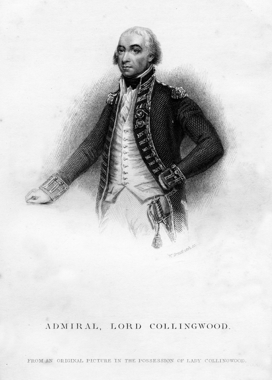Admirál Cuthbert Collingwood 1750-1810, 1. baron Collingwood, 1837 od Unbekannt