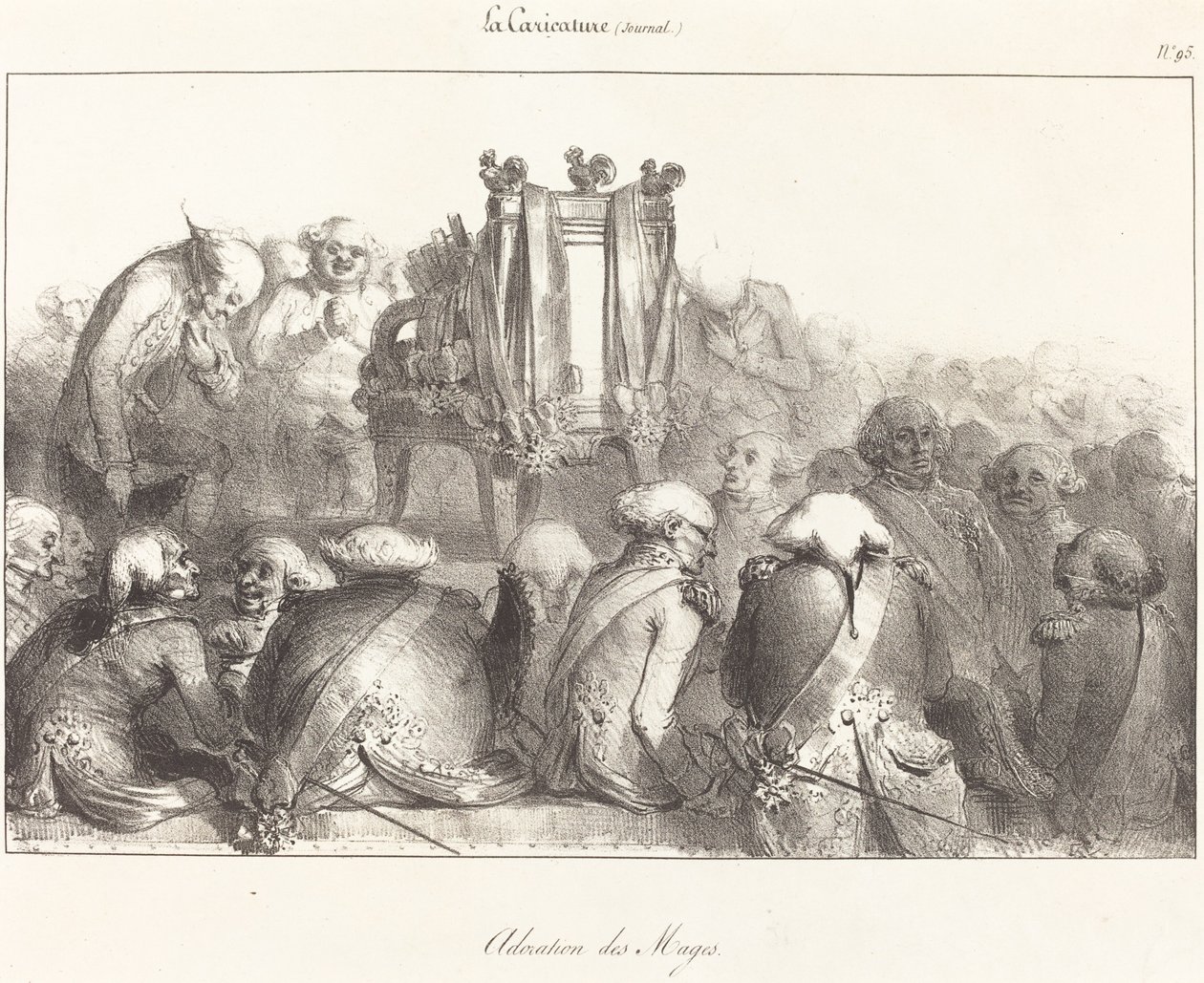 Klanění tří králů, 1831. od Unbekannt