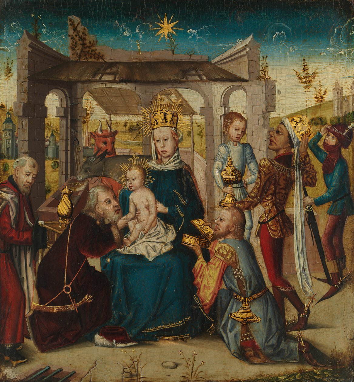 Klanění tří králů, ca. 1470-90. od Unbekannt