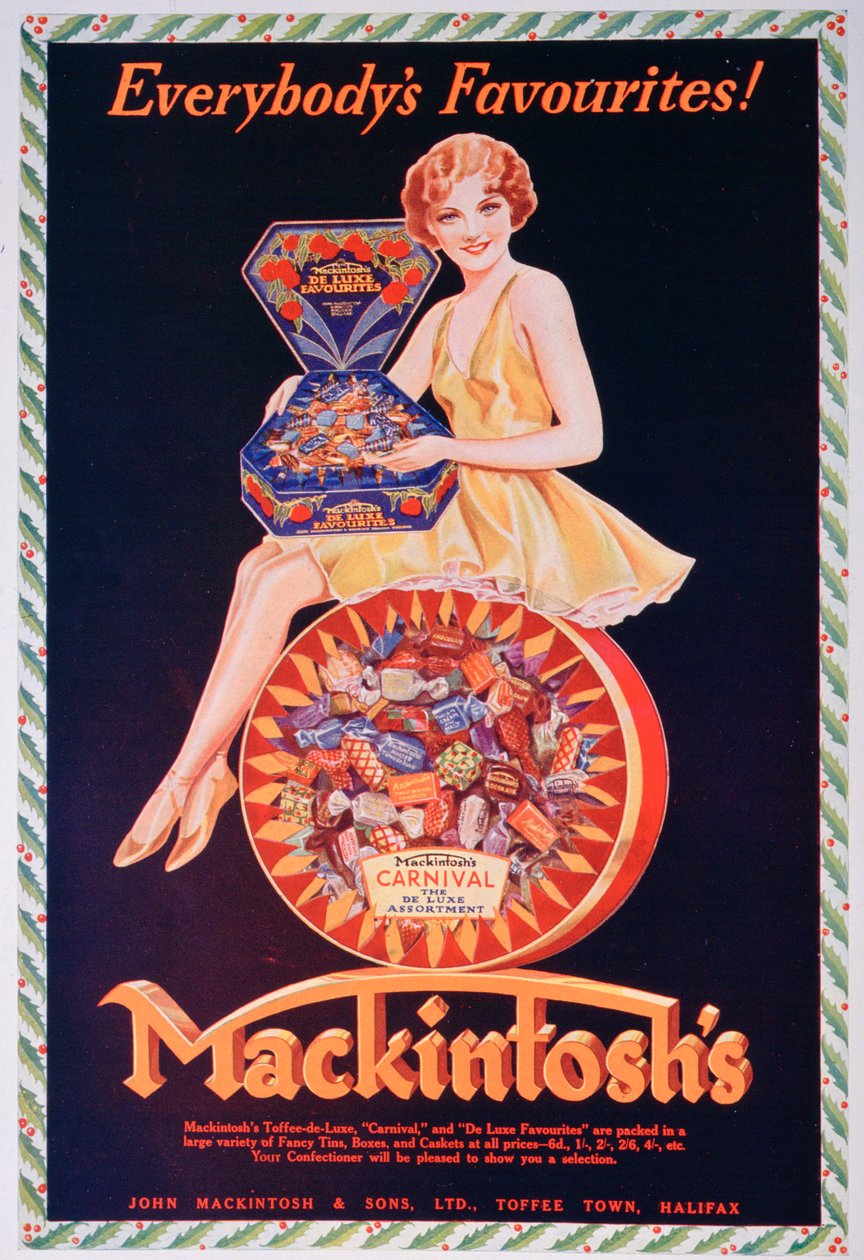Reklama na karamel Mackintosh, 1932 od Unbekannt