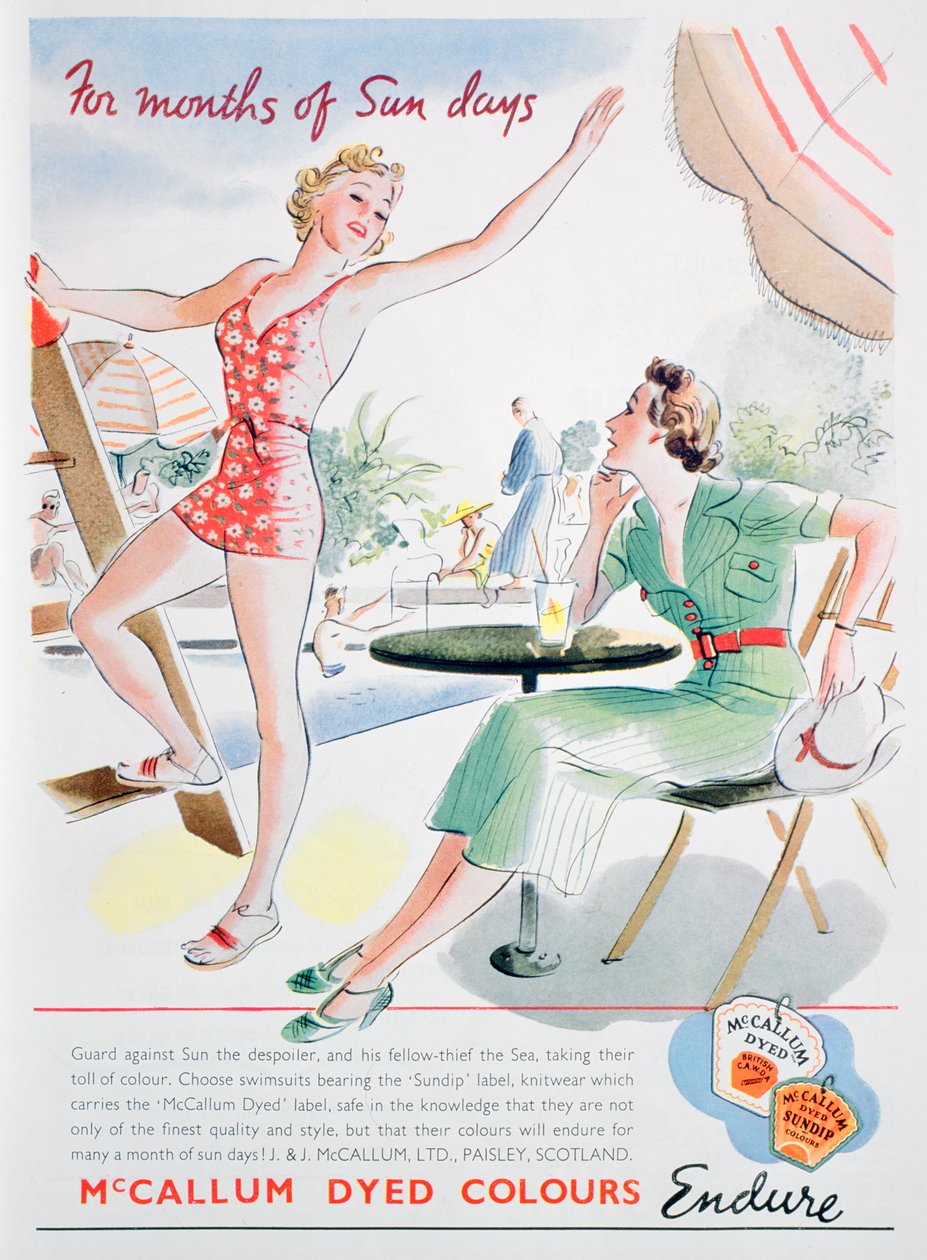 Reklama na barvy McCallum, 1937 od Unbekannt