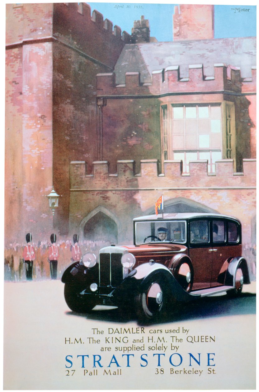Reklama pro prodejce automobilů Stratstone, 1935 od Unbekannt