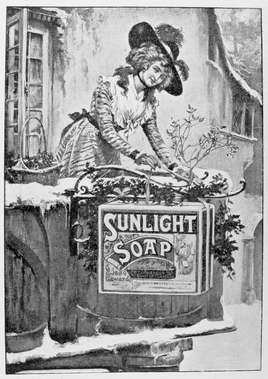 Reklama na mýdlo Sunlight, 1903 od Unbekannt