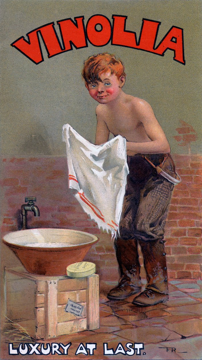 Reklama na mýdlo Vinolia, c1900 od Unbekannt