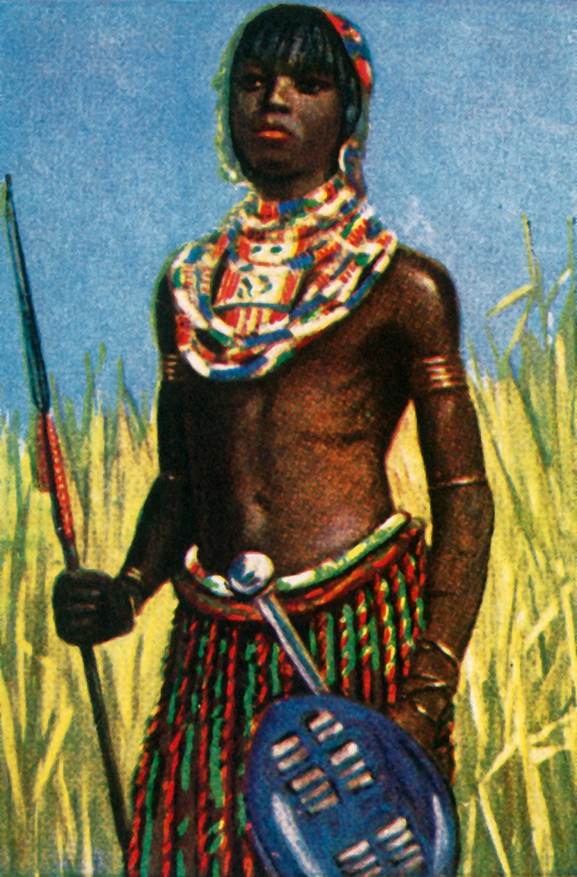 Africký válečník, c1928. od Unbekannt