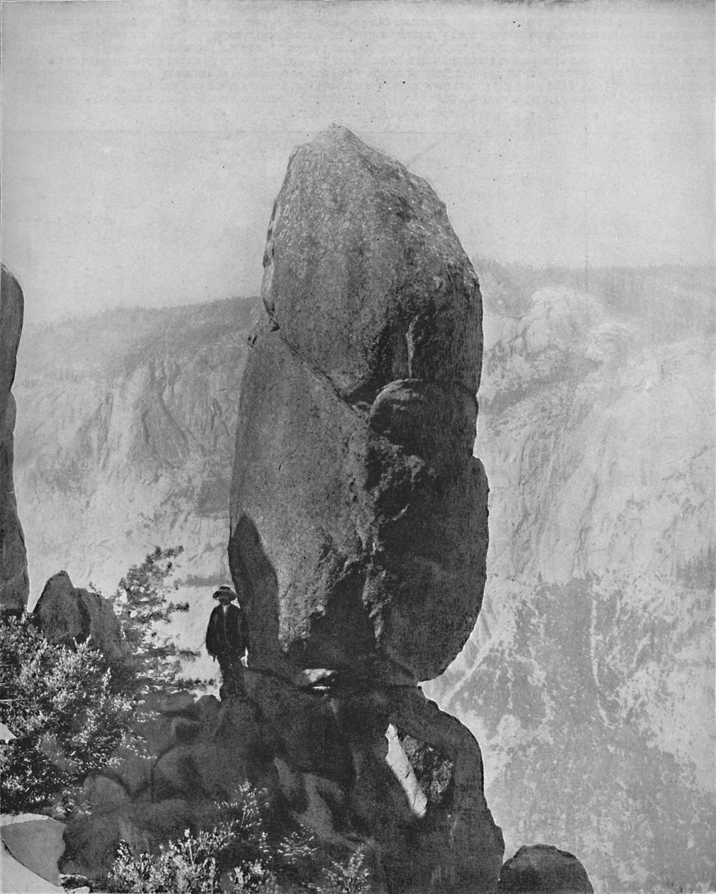 Agassizův sloup, Yosemite, c1897. od Unbekannt