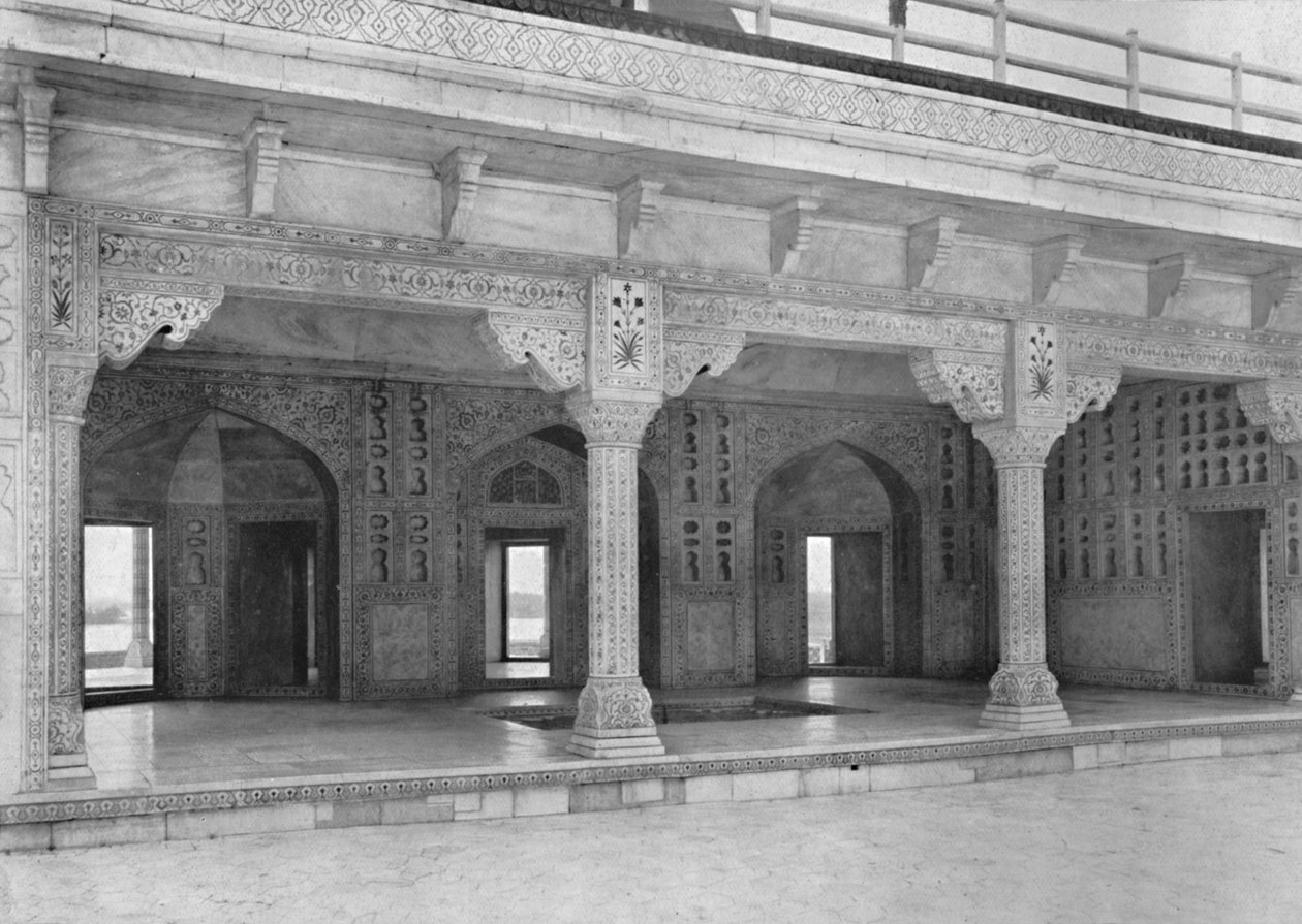 Agra. Pokoj v Jasmínové věži, c1910. od Unbekannt