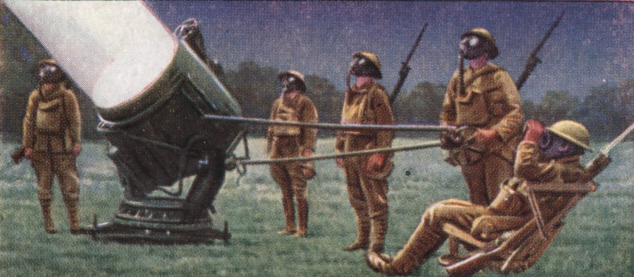 Air Raid Precaution, cigaretová karta, Britové, 1938 od Unbekannt