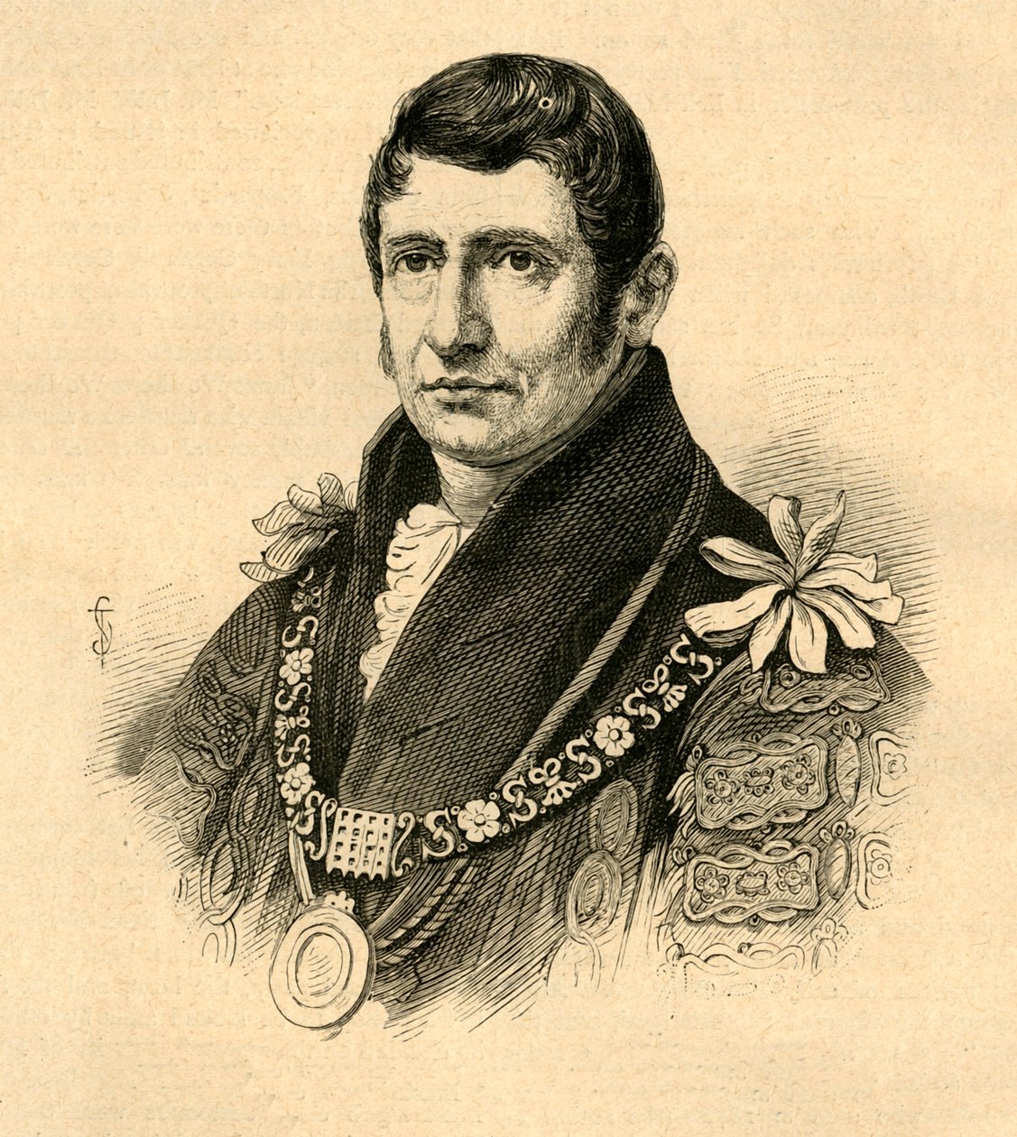 Alderman Waithman, z autentického portrétu, 1897. od Unbekannt