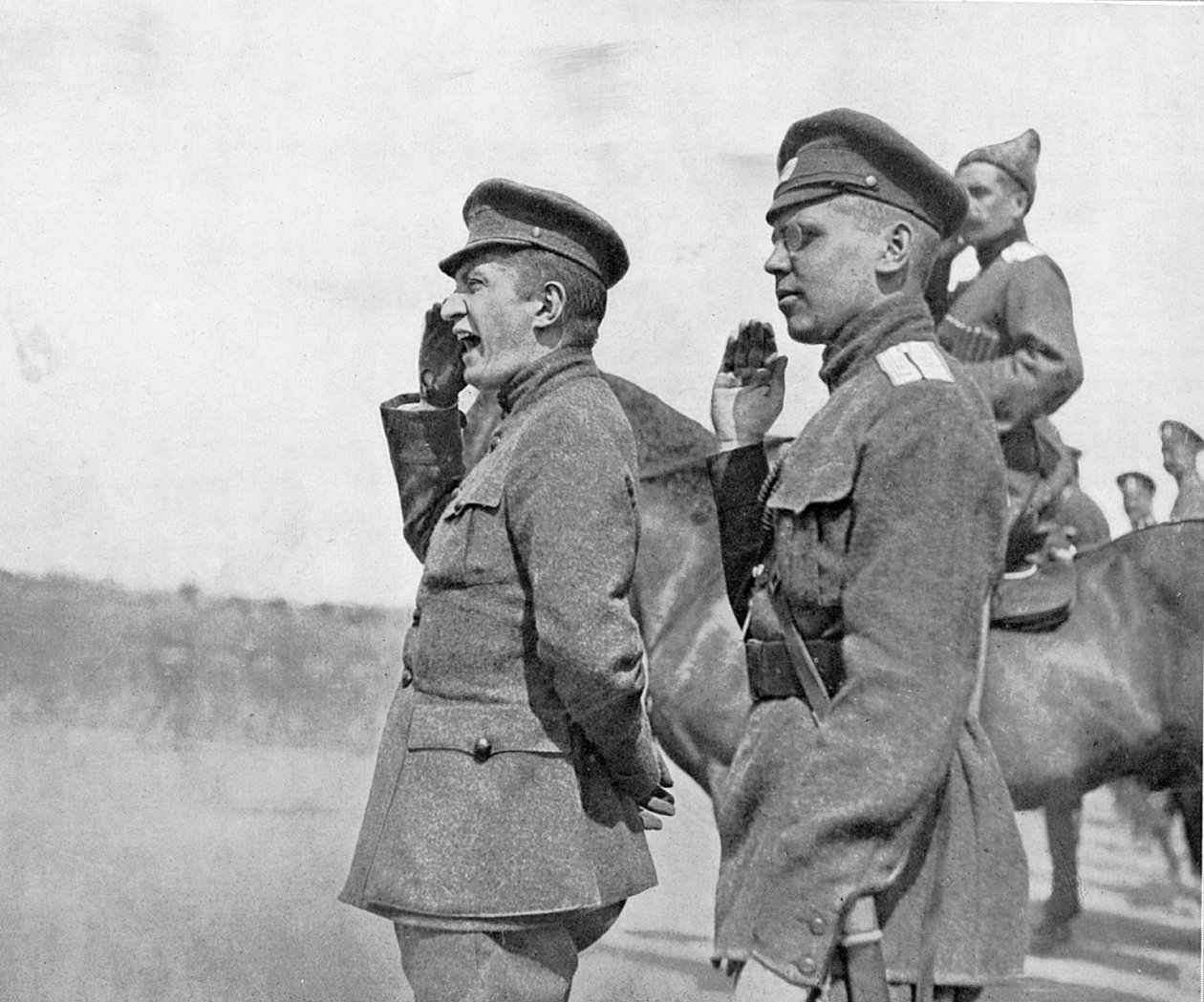 Alexander Feodorovič Kerensky , ruský revoluční politik, 1917 od Unbekannt