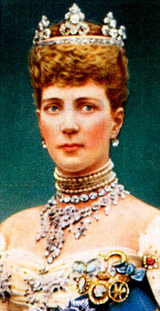Alexandra Dánská, konec 19. století od Unbekannt