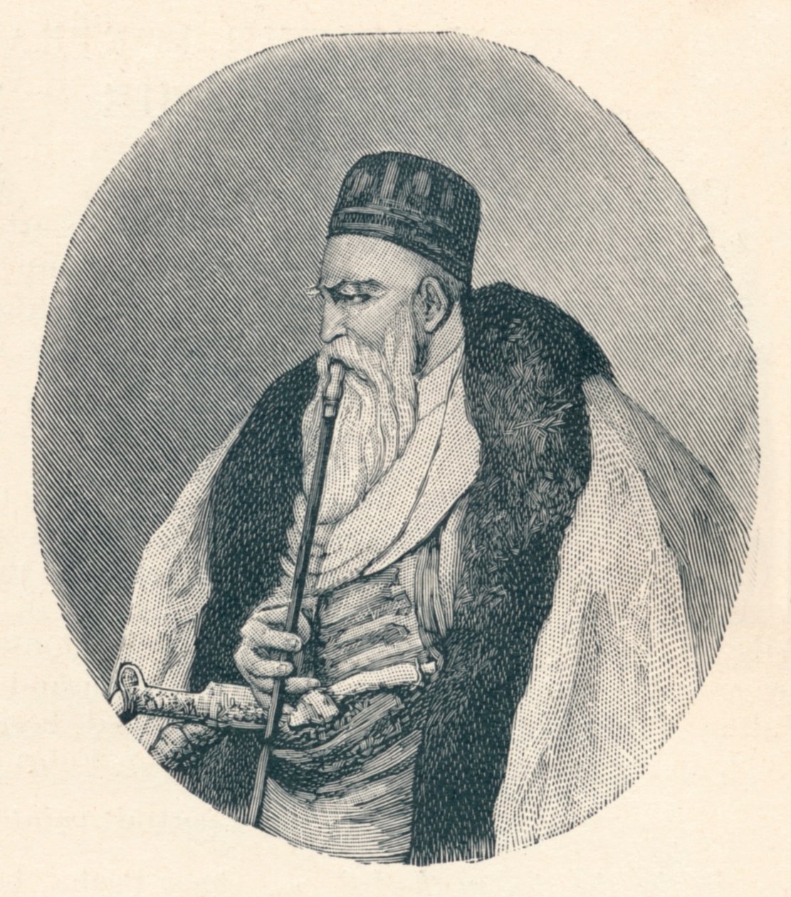 Ali Pasha z Tepelena, c1906, 1907 od Unbekannt