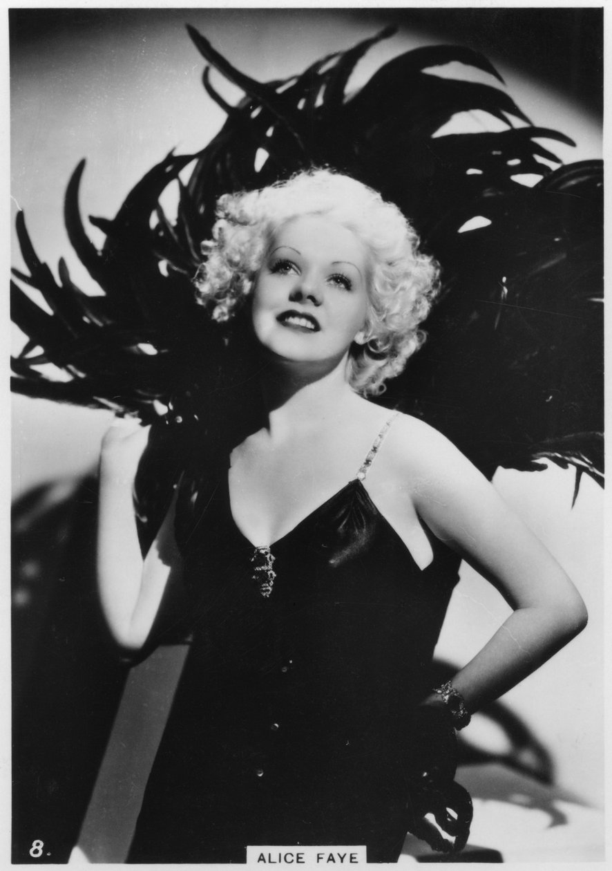Alice Faye, americká herečka a zpěvačka, c1938 od Unbekannt