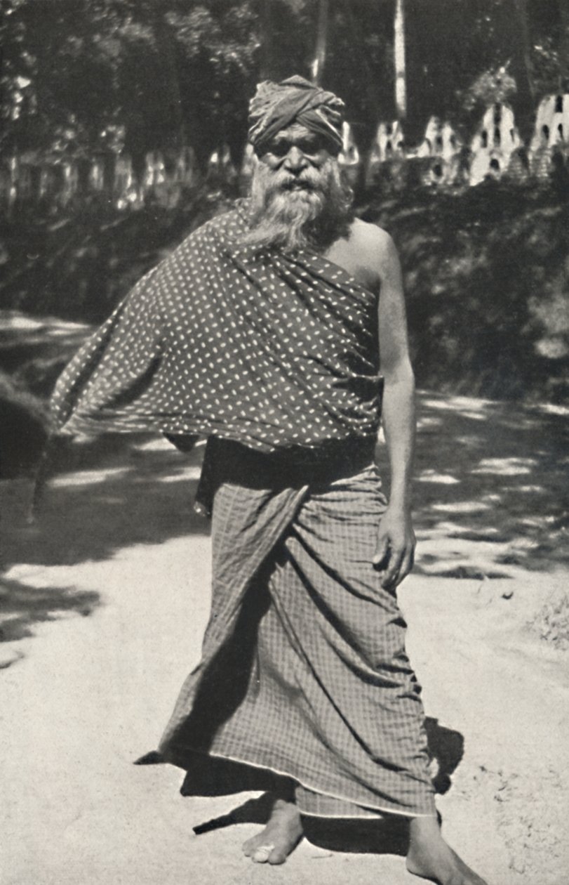 Alter singhalesiscer Arbeiter aus Kandy, 1926 od Unbekannt