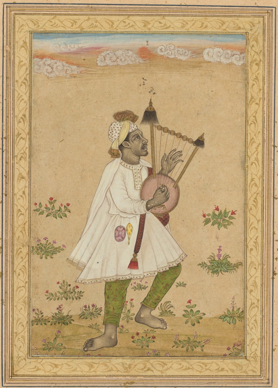 Hráč africké lyry, c. 1640-1660. od Unbekannt