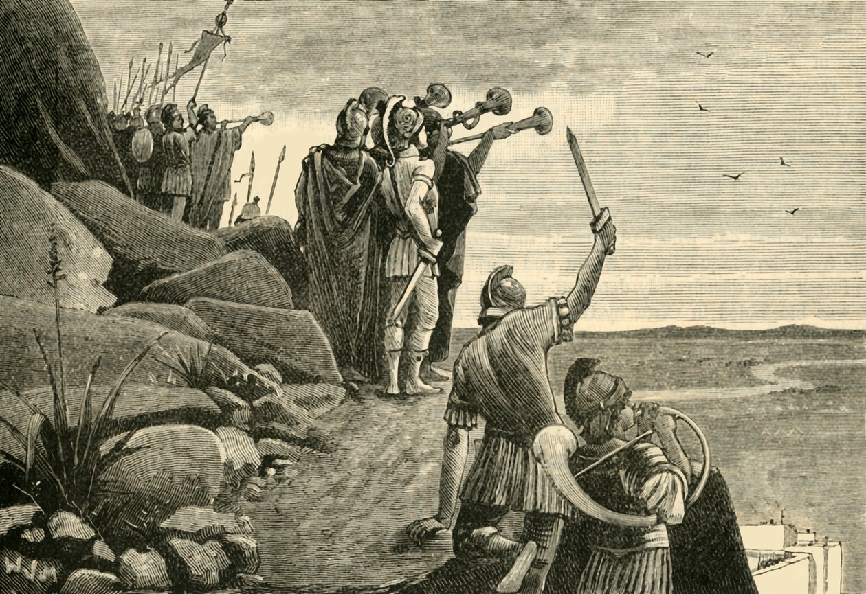 Incident v Jugurthinské válce, 1890. od Unbekannt