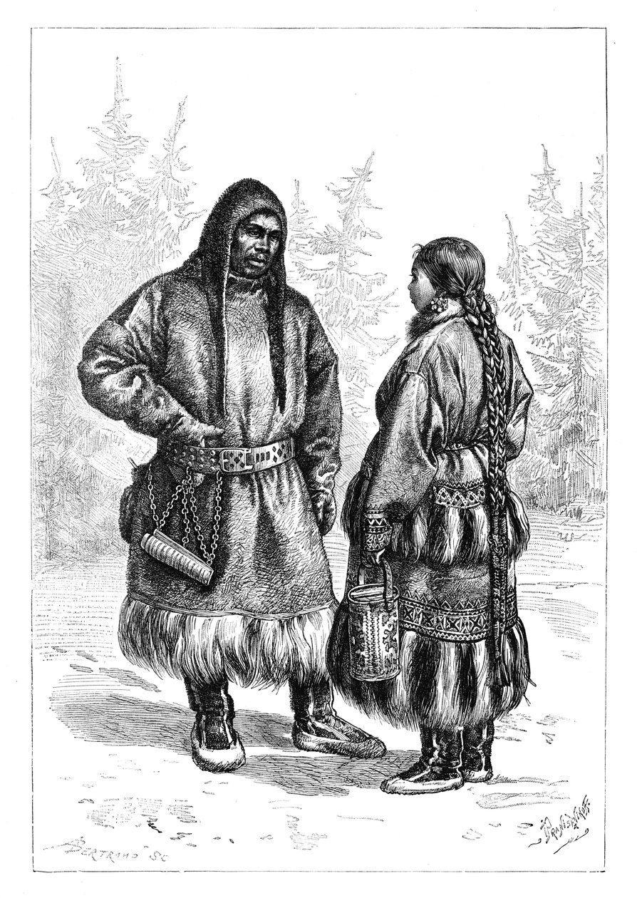 Manželé Ostyakovi, Asie, 1895 od Unbekannt