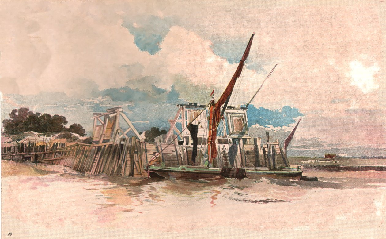 Venkovní skica, c1900. od Unbekannt