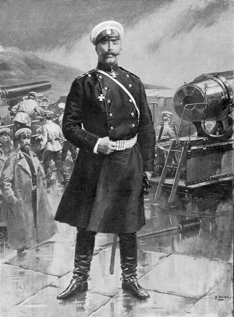 Anatolij Michajlovič Stossel , ruský generál, rusko-japonská válka, 1904-5 od Unbekannt