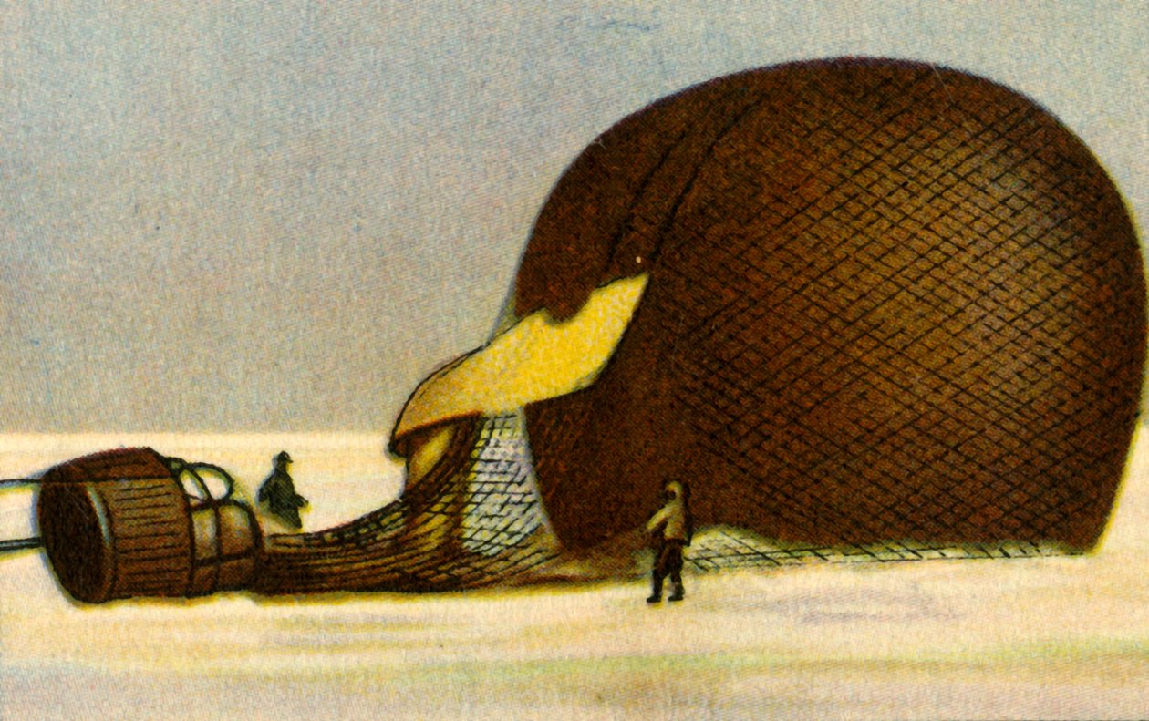 Andrées Arctic balón po havárii, 1897, 1932. od Unbekannt