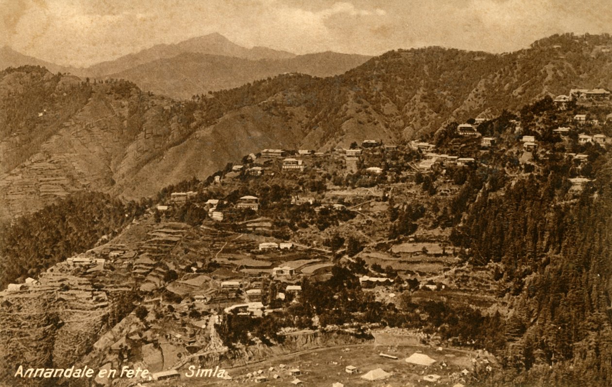Annandale a Fete - Simla, c1918-c1939. od Unbekannt