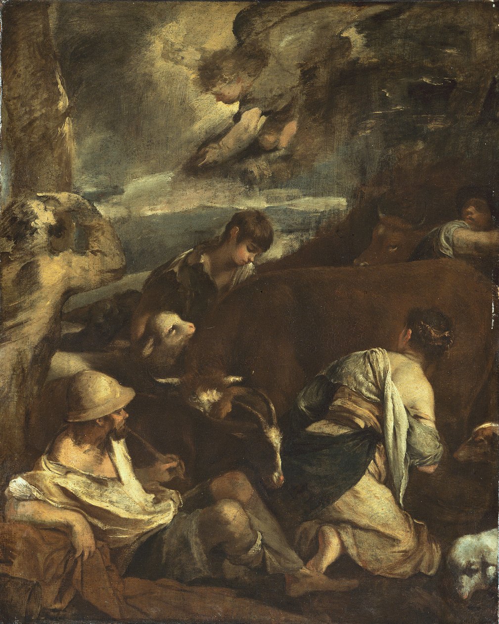 Zvěstování pastýřům, c. 1710. od Unbekannt