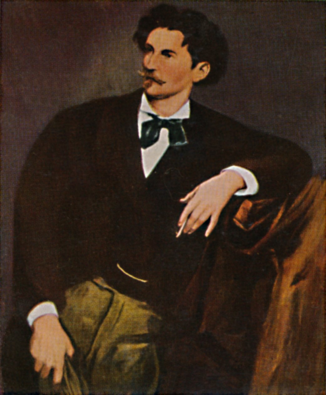 "Anselm Feuerbach 1829-1880 - Autoportrét", 1934. od Unbekannt