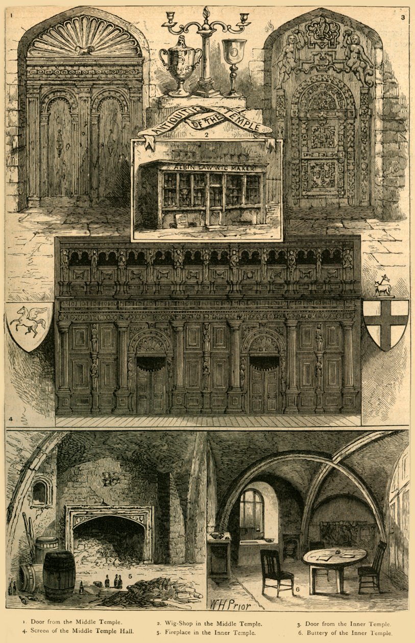 Starožitnosti chrámu, 1897. od Unbekannt