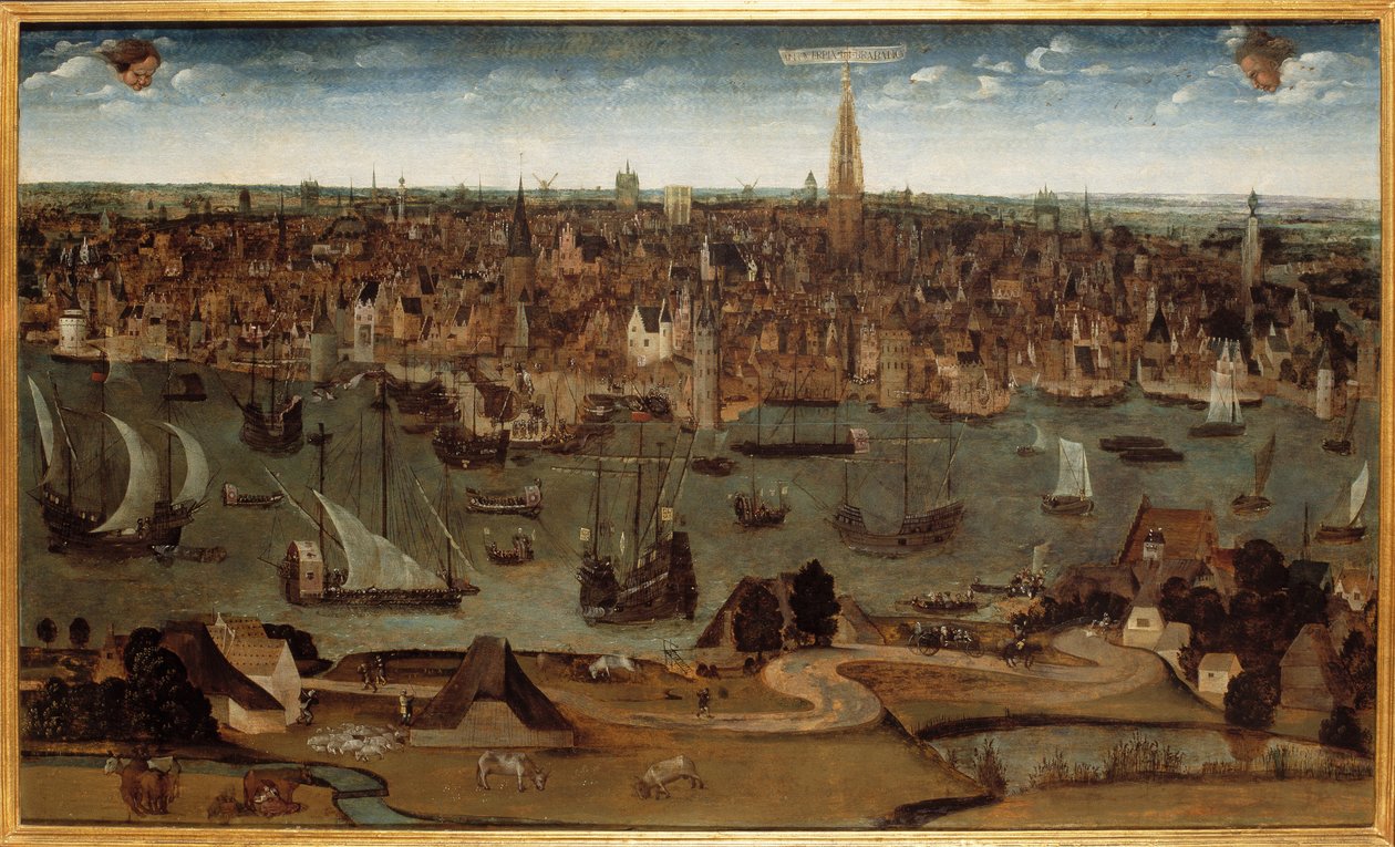 Antverpy v Brabancii, cca 1530. od Unbekannt