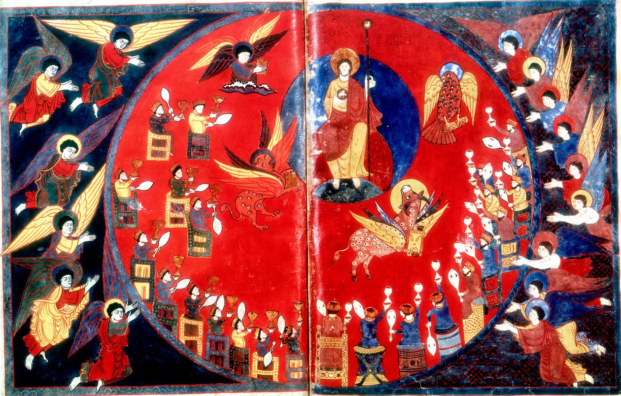 Apokalypsa St-Sever Latin, c1050 od Unbekannt