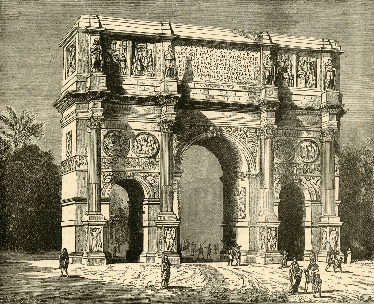 Konstantinův oblouk, 1890. od Unbekannt