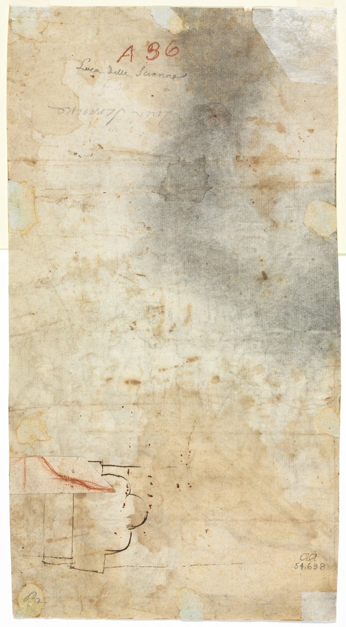 Architektonický náčrt, 1500s. od Unbekannt