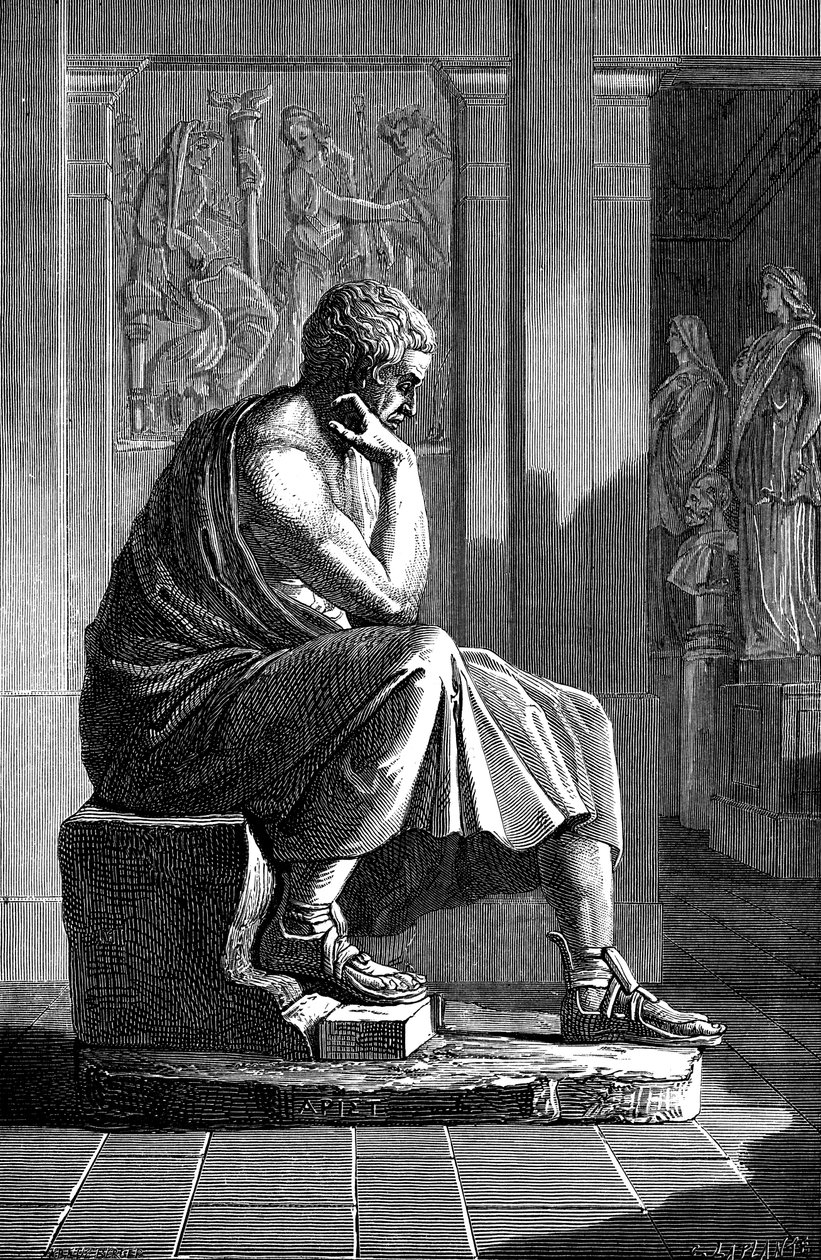 Aristoteles 384-322 př.nl, starověký řecký filozof a vědec od Unbekannt