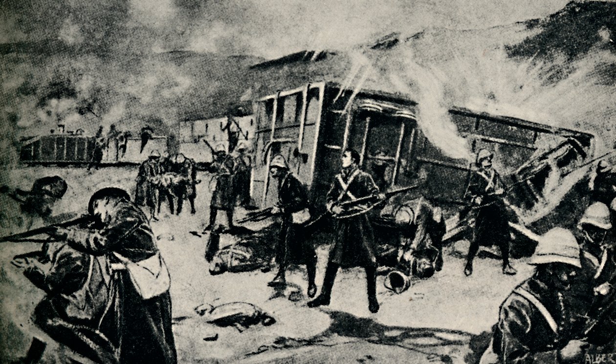Obrněný vlak přepaden v Estcourt, listopad 1899, 1945. od Unbekannt