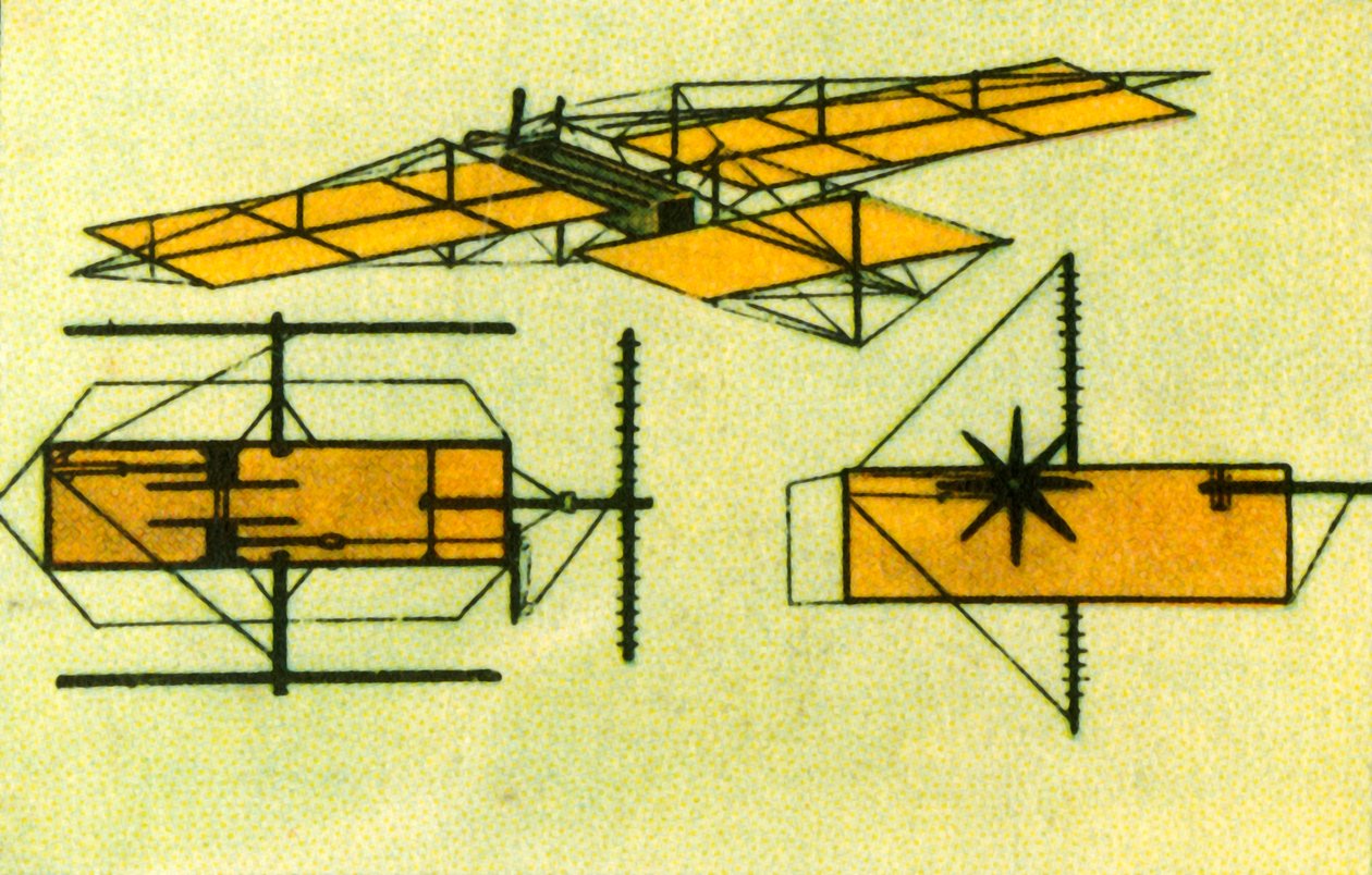 Arnold Böcklins létající stroj, 1885, 1932. od Unbekannt