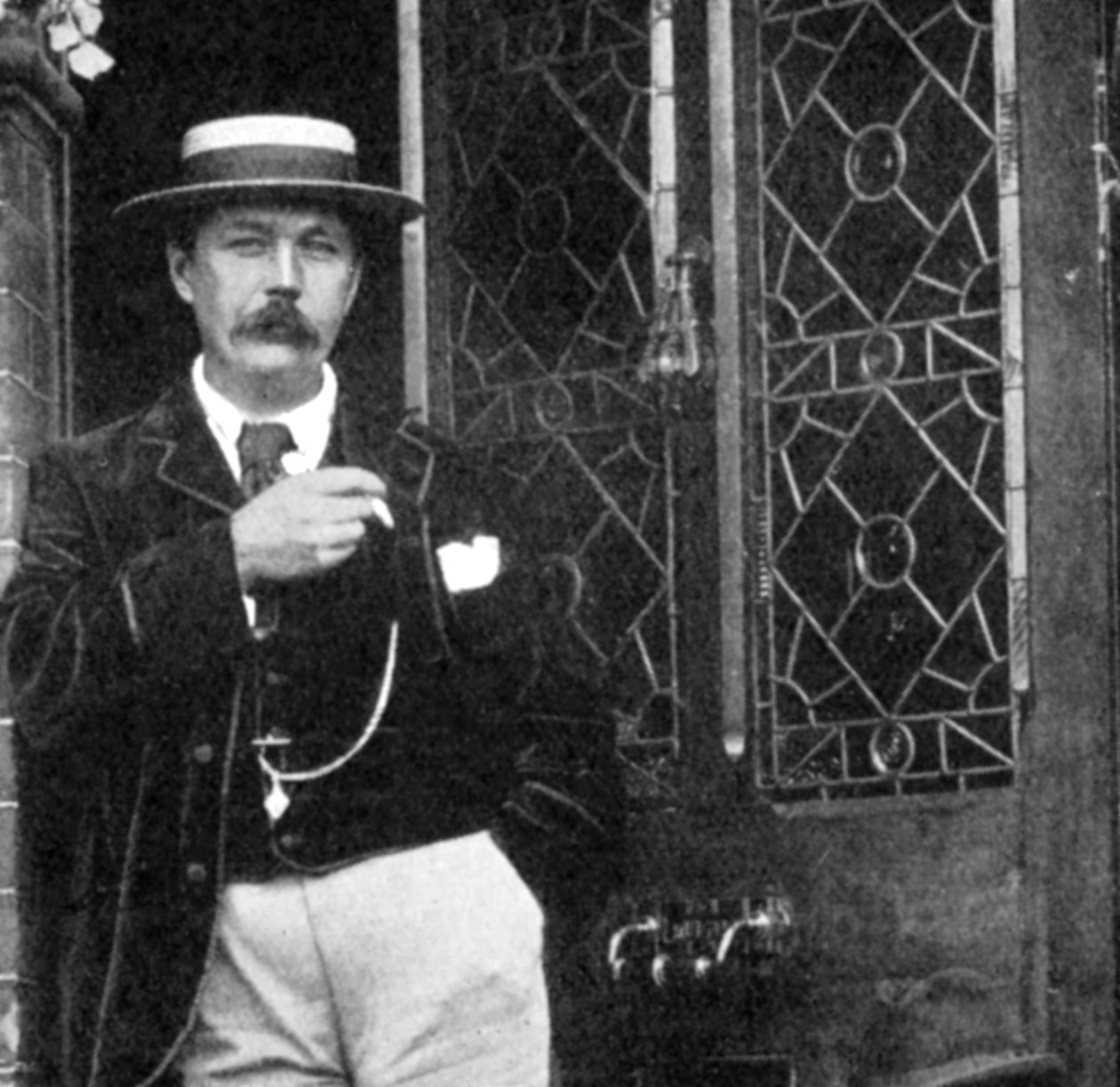 Arthur Conan Doyle, skotský spisovatel, c1900 od Unbekannt