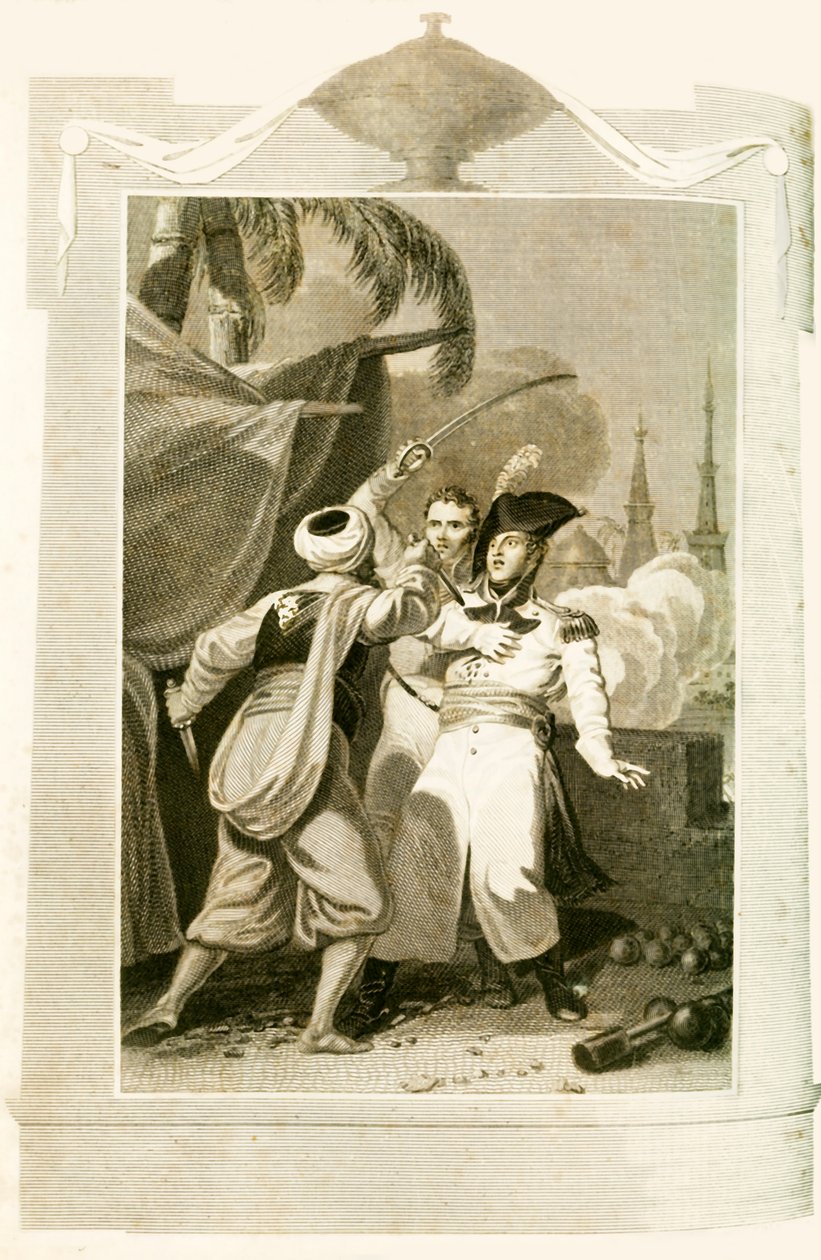 Atentát na generála Klebera v Egyptě, 1800, 1816. od Unbekannt