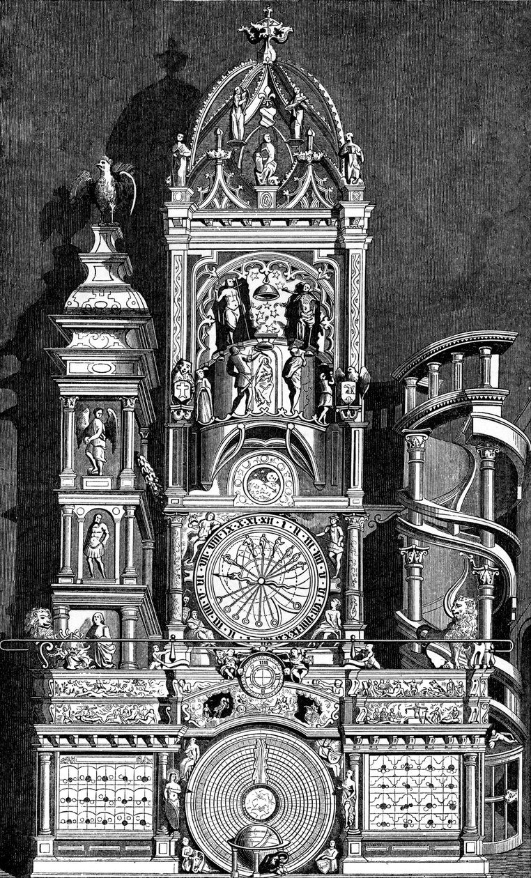 Orloj katedrály ve Štrasburku, 1573, 1870 od Unbekannt