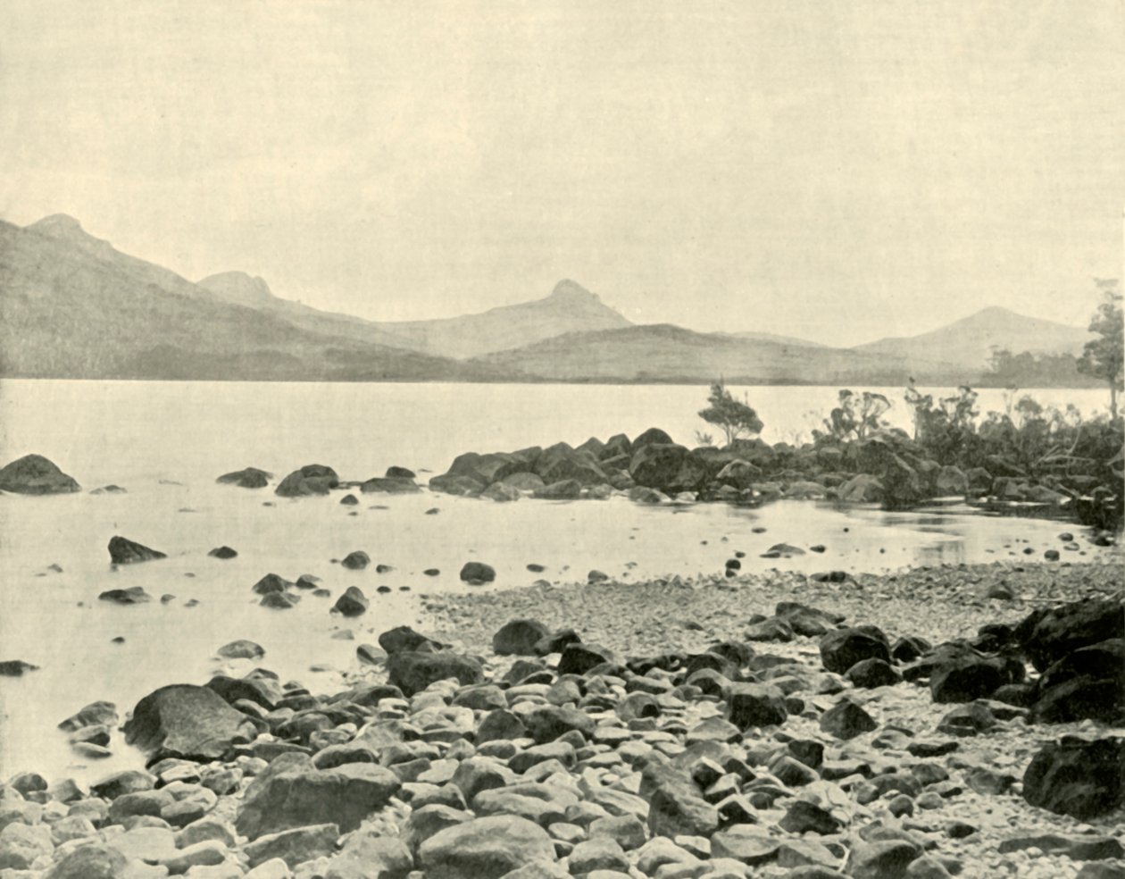 U jezera St. Clair, 1901. od Unbekannt