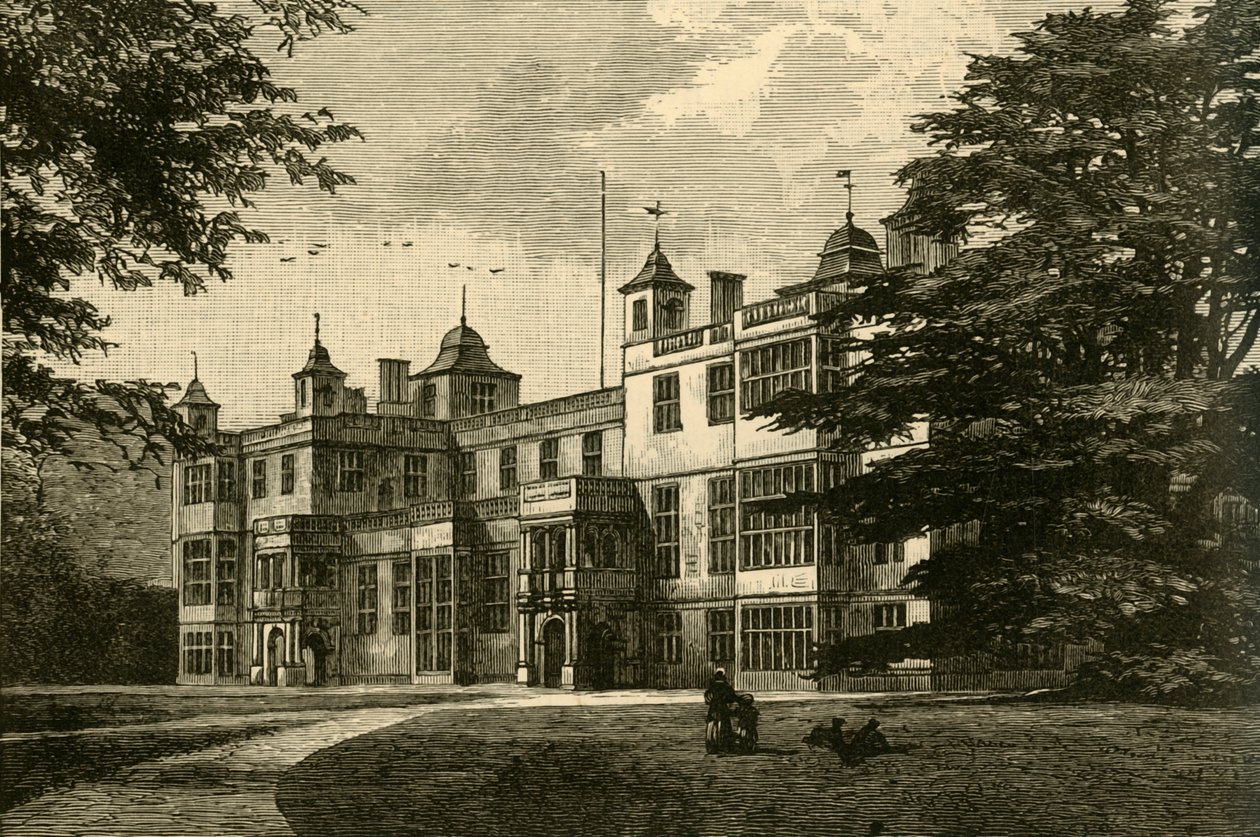 Audley End, západní fronta, 1898. od Unbekannt