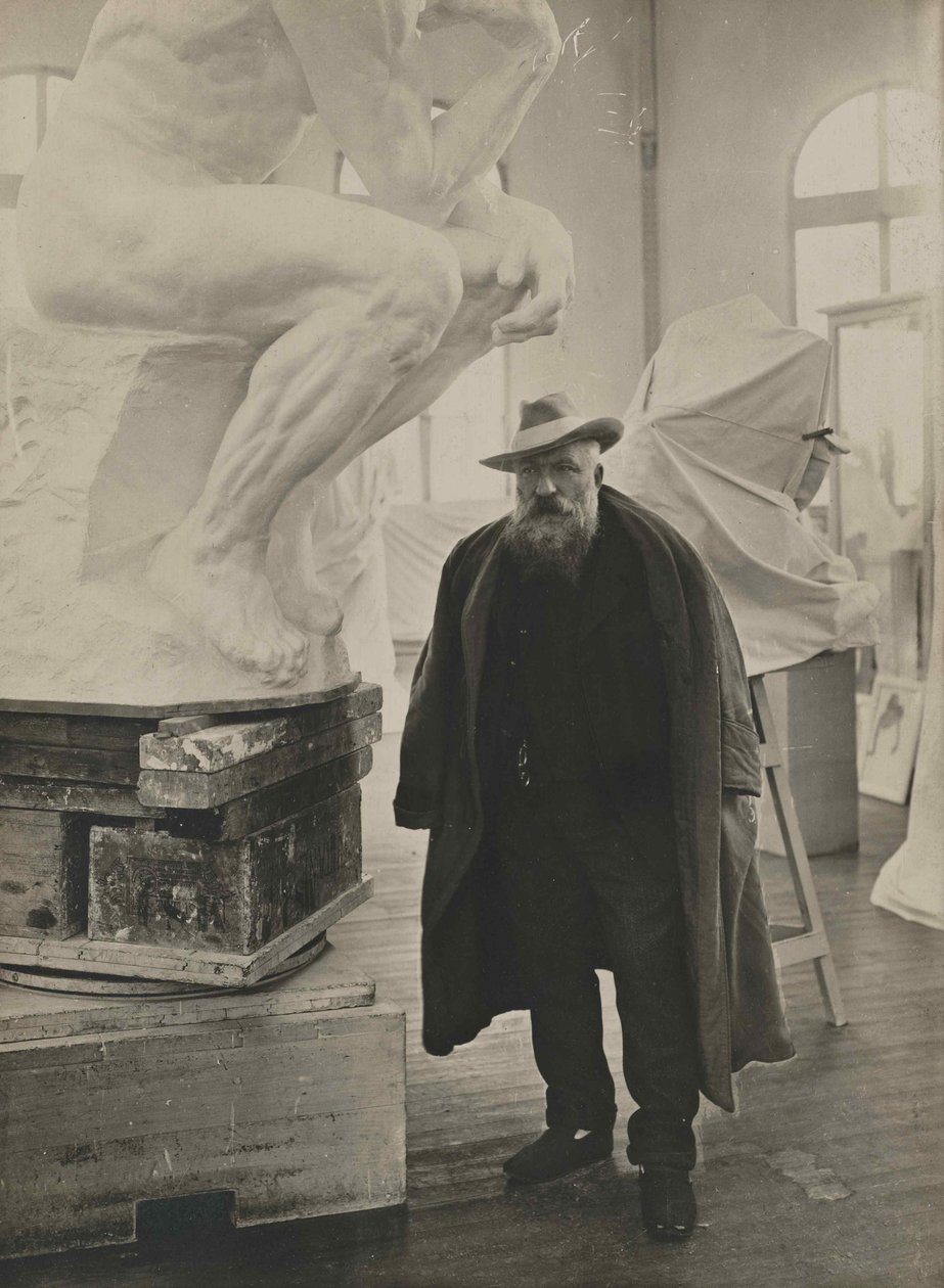 Auguste Rodin ve svém ateliéru. od Unbekannt