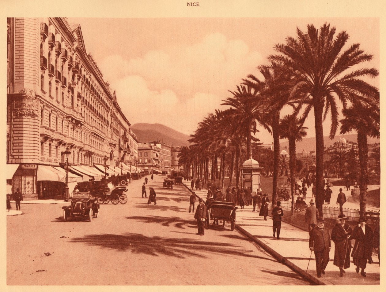 Avenue of Verdun, Nice, 1930. od Unbekannt
