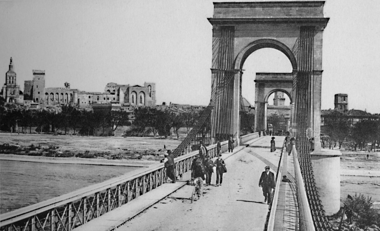 Avignon - Visutý most, c1925 od Unbekannt